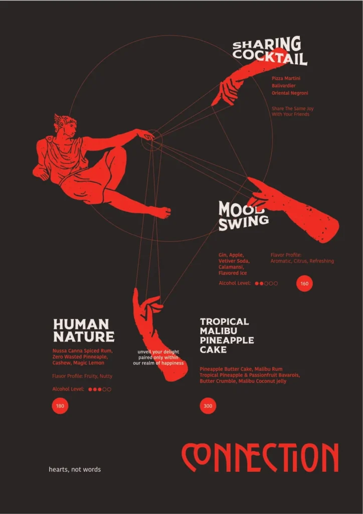 ABSTRCT Bar Jakarta Menu