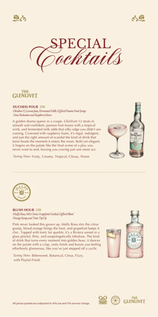 Izzy Social Club Menu