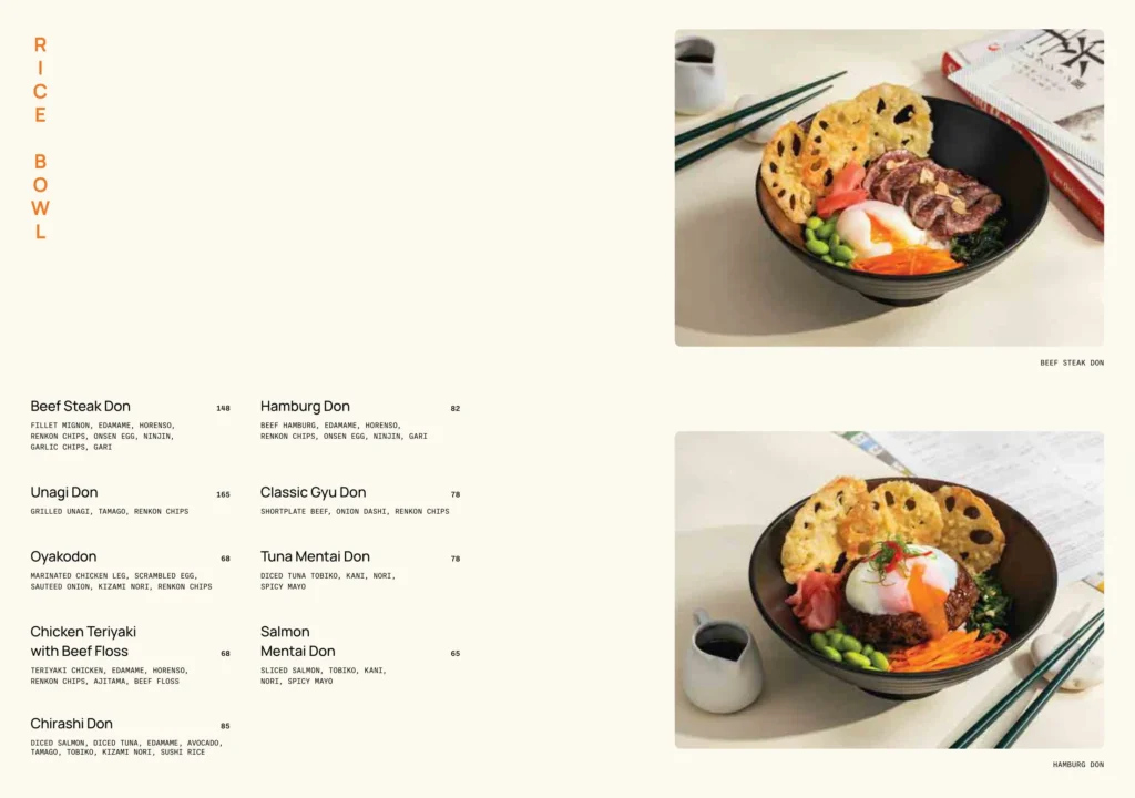 teru jakarta menu