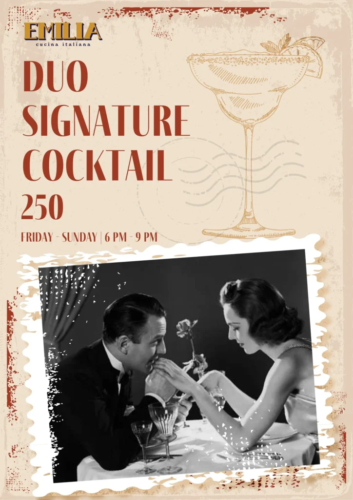 Emilia Cucina Italiana Cocktail & Wine Menu