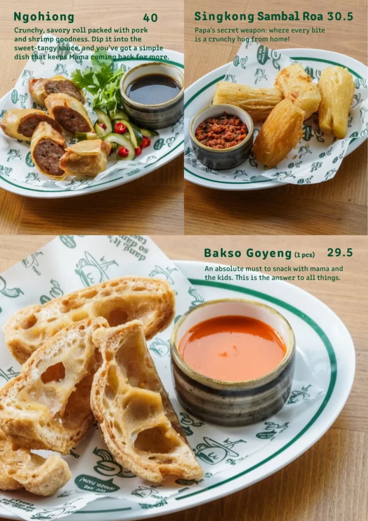Menu Naked Papa