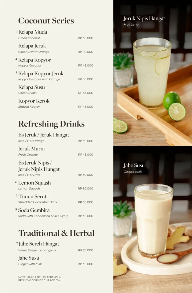 Wiro Sableng Garden Menu